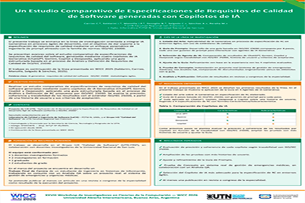 Un Estudio Comparativo de Especificaciones de Requisitos de Calidad de Software